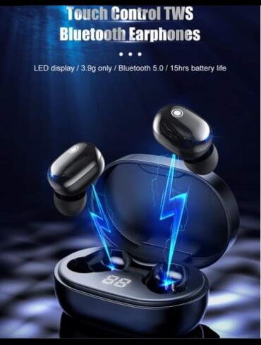 Slušalice: Cena 1800 din TWS Bluetooth slusalice Dostupne bele i crne na lalafo.rs — 1 Slušalice: Cena 1800 din TWS Bluetooth slusalice Dostupne bele i crne — 1