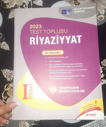 azerbaycan tarixi 5 ci sinif: 2023-cü il buraxılışlı bu "Riyaziyyat Test Toplusu" Dövlət İmtahan