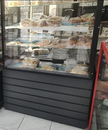 Digər biznes avadanlığı: *SEVA XİRDALAN* Şirniyyat üçün quru vitrin satilIr. Ölcu uz 120sm — 1