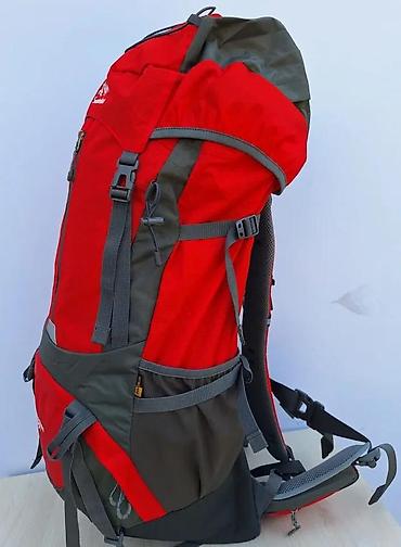 Sportske torbe i rančevi: Planinarski ranac Sandaran Elevation 70L – crveno/sivi - Zapremina — 12