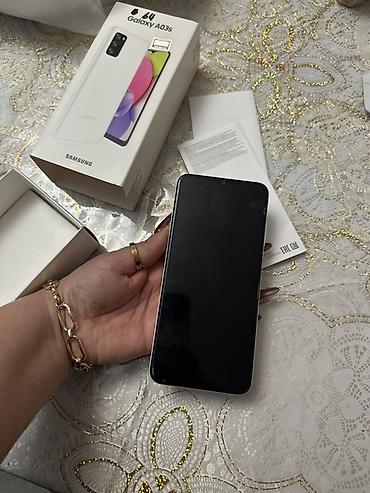 samsung a0: Samsung Galaxy A03s, 64 GB, rəng - Ağ, İki sim kartlı — 3