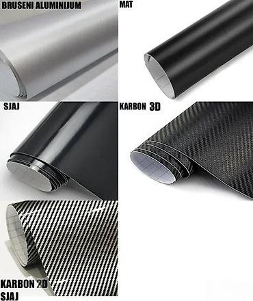 spone na autu: 3D Carbon folija 152x100. Veoma kvalitetna 3D karbon folija, odlicne — 3