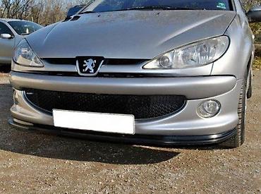 LIP SPOJLER DODATAK ZA PREDNJI BRANIK PEUGEOT 206 RESTYLING | LIP