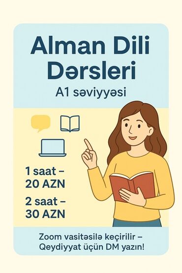 Repetitorlar: Xarici dil kursu, Alman dili