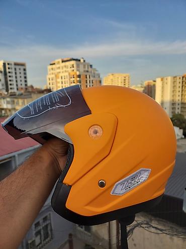Moto geyim: Moped/Velosiped üçün keyfiyyətli kask satıram YENİDİR, qulaq baş — 3