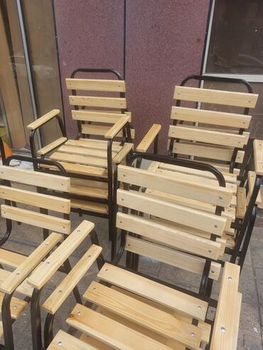 Bağ, çöl masa və oturacaq dəstləri: Bag heyet stol stlu cixdi satiwa toz boya ile kiraskalanir 4 neferik — 5