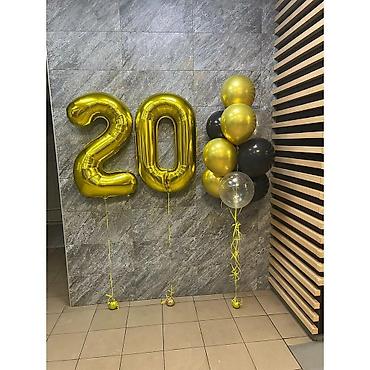 Воздушные шары и принадлежности: Наборы воздушных шаров с цифрами и декоративными связками - Большие at lalafo.kg — 3 Воздушные шары и принадлежности: Наборы воздушных шаров с цифрами и декоративными связками - Большие — 3