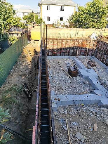 Бетонные работы: Фундамент монолит лестница куйабыз — 5