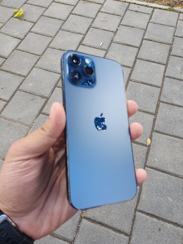 iphone 12 pro max ekran qiymeti: IPhone 12 Pro Max, 256 ГБ, Blue Titanium, Беспроводная зарядка