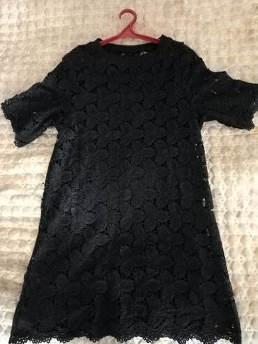 детские платья из гипюра: Вечернее платье, Короткая модель, С рукавами, M (EU 38), L (EU 40), XL (EU 42)