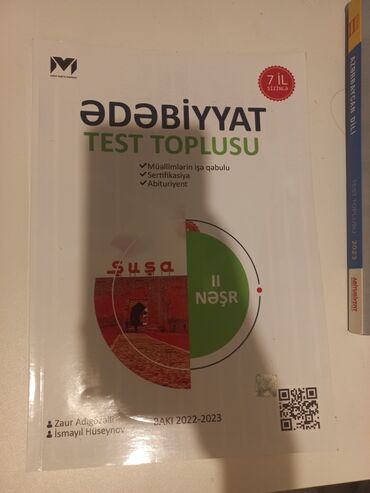 ədəbiyyat kitab: Ədəbiyyat test toplusu çox təzədir