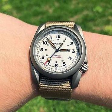 Ručni satovi: AKCIJA - Boderry Voyager A11T - 40mm - Bela - Titanium Boderry — 5