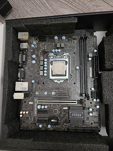 пк i5: Материнская плата MSI B250M PRO-VD + процессор Intel Core i5-7400 — 1