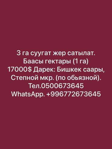 квартира комната бишкек: 3000 соток, Айыл чарба үчүн, Кызыл китеп, Техпаспорт