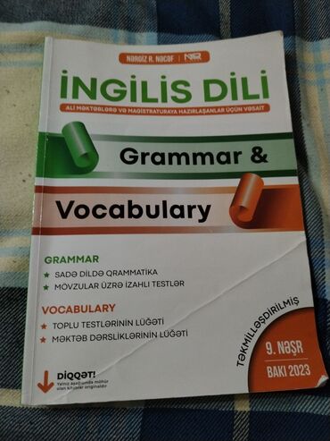 6 cı sinif ingilis dili kitabı pdf: İngilis Dili (gramar) (gramatika) (qayda) kitabı 13azn a almısam
