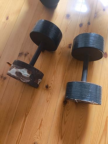 Гантели: Heresi 20 kilo demir qantel satilir. Zavoddur elde duzelme deyil — 3