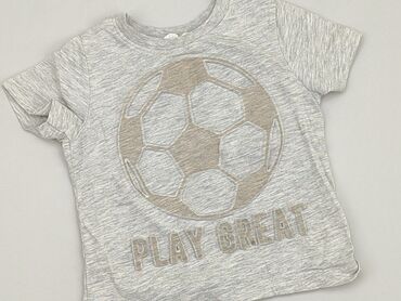 beżowa koszulka: Футболка, H&M, 1,5-2 р., 86-92 см, стан - Хороший