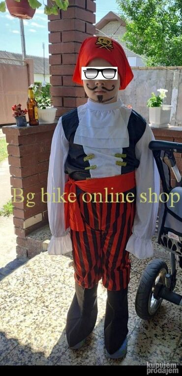 Kostimi za maskenbal: GUSAR gusarka pirat kostim gusara za decu. Može biti i za dečaka i za — 3