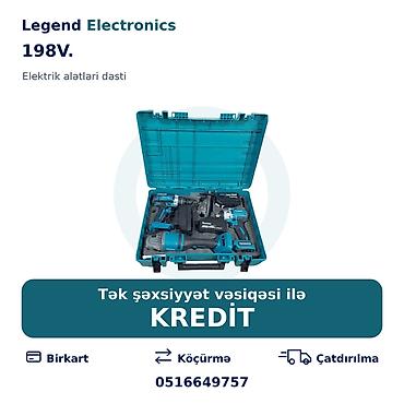 alet: Elan başlığı: Elektrik alətlər dəsti, 198V Elektrik alətlər dəsti — 1