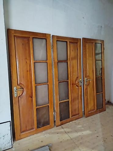 Otaq qapıları: Qonaq otağı üçün Yeni Otaq qapısı 90x205 sm Şəbəkə ilə, Zəmanətsiz, Ödənişli quraşdırma, Ünvandan götürmə — 9