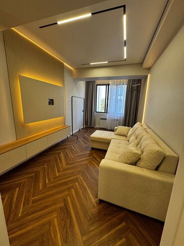 кут фирма: 2 бөлмө, 55 кв. м, Элитка, 4 кабат, Евроремонт