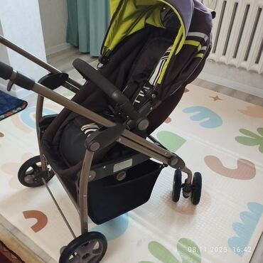Коляски: Коляска, цвет - Коричневый, Б/у — 3