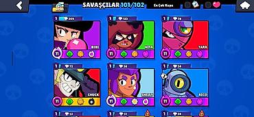 doğal taş: Brawl Stars hesabı – yüksək inkişaf etmiş profil - Kupa sayı: 80 148 — 1