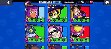 Digər aksesuarlar: Brawl Stars hesabı – geniş seçimli döyüşçülər və inkişaf etmiş — 5