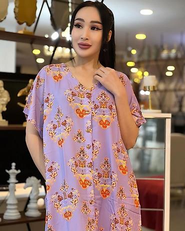 Повседневные платья: Повседневное платье, Турция, Лето, Длинная модель, Хлопок, Турецкое, Все размеры — 11