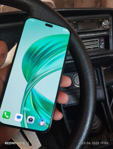 ev telefon aparati: Honor X8b, 256 GB, rəng - Qara, Barmaq izi