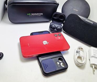 Apple iPhone: IPhone 12, Б/у, 128 ГБ, Красный, Наушники, 100 % — 4