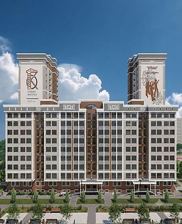 улан 2 квартиры: 2 комнаты, 70 м², Улан мкр Элитка, 11 этаж, Евроремонт — 1