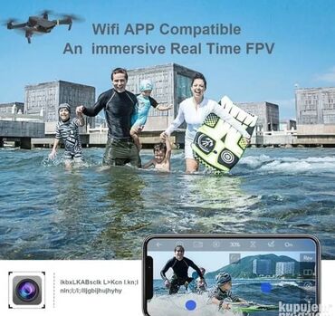 Dronovi: Dron 998 MAX + GRATIS BATERIJA 4k HD Dual kamera DRON SA CETKICAMA NA — 9