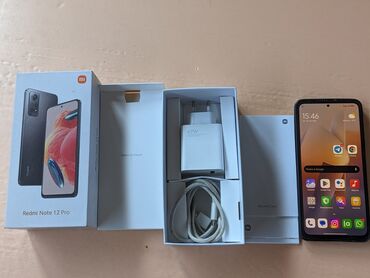 iphone телефоны: Xiaomi, Redmi Note 12 Pro 5G, Колдонулган, 128 ГБ, түсү - Кара, 1 SIM, 2 SIM