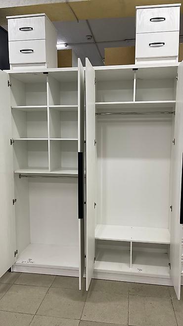 Шкафы для одежды: Шкаф для одежды, Новый, Прямой, ЛДСП — 5