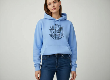 custom kurtki: Port & Company, Women`s hoodie, size M (EU 38)