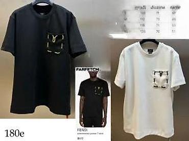 Majice: Men's T-shirt Fendi, bоја - Crna — 2
