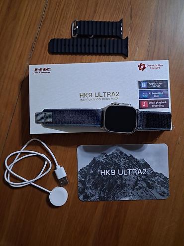 Башка акылдуу сааттар: Смарт часы HK 9 ULTRA 2 (реплика Apple Watch Ultra 2) - Измерение — 1