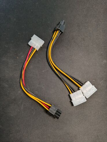 Planşetlər: Molex to 8 pin+6 pin kabel video kart ucun perexodnik qiymet ikisi