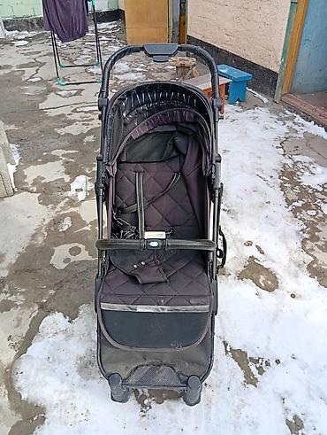 Коляски: Коляска, цвет - Черный, Б/у — 2