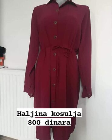 njih su di: M (EU 38), L (EU 40), bоја - Bordo, Oversize, Dugih rukava