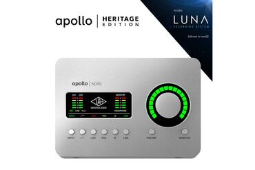 мощный системный блок: UAD Universal Audio - apollo solo thunderbolt 3 heritage edition