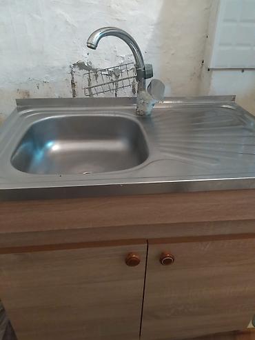 мойка со шкафом на кухню: Mətbəx moydadırı ilə birlikdə paslanmayan poladdan bir gözlü sink və — 1