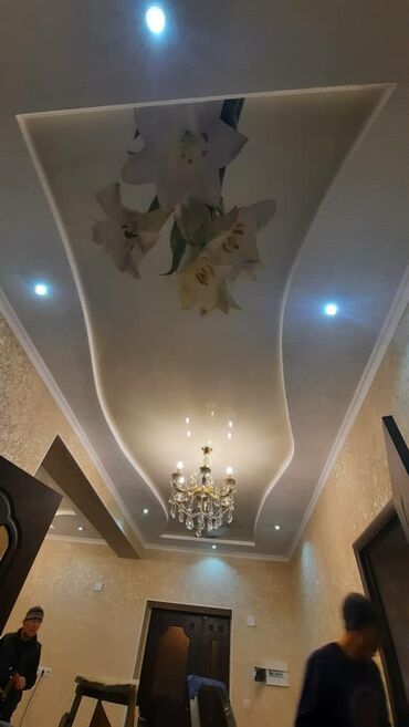 Натяжной потолок: Натяжной потолок Глянцевое, Матовое, 3D потолки Монтаж, Гарантия, Демонтаж — 5