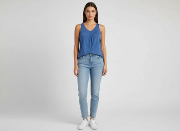 srebrny t shirty: Emery Rose, Топ жіночий, розмір L
