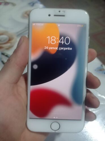 iphone 12 pro max qiymet: IPhone 7, 128 GB, Gümüşü, Barmaq izi