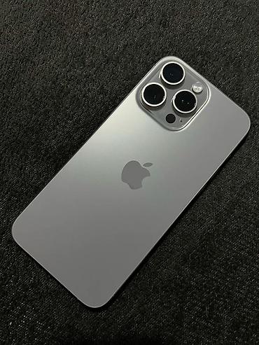 IPhone 15 Pro Max, Б/у, 256 ГБ, Серебристый, Коробка, 86 % at lalafo.kg IPhone 15 Pro Max, Б/у, 256 ГБ, Серебристый, Коробка, 86 %