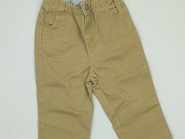 ocieplane jeansy chłopięce: Джинсові штани, 9-12 міс., стан - Хороший
