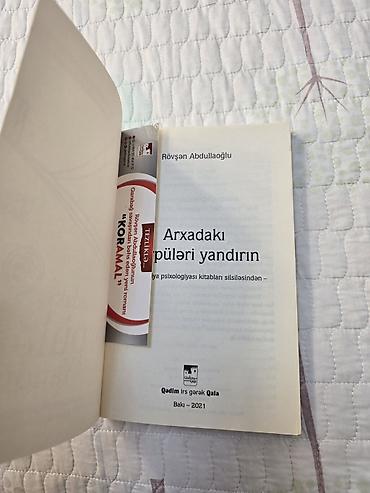 Книги и журналы: “Arxadakı Körpüləri Yandırın” – Rövşən Abdullaoğlu Motivasiya — 2