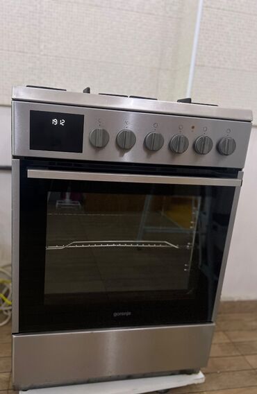 Кухонные плиты и варочные поверхности: Плита Gorenje, Комбинированная, Отдельностоящая, 4 конфорки, Б/у